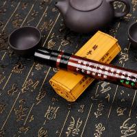 炎黄笛子 精制级烫花竹笛高音一吹就 高端优雅笛子专业笛送配件