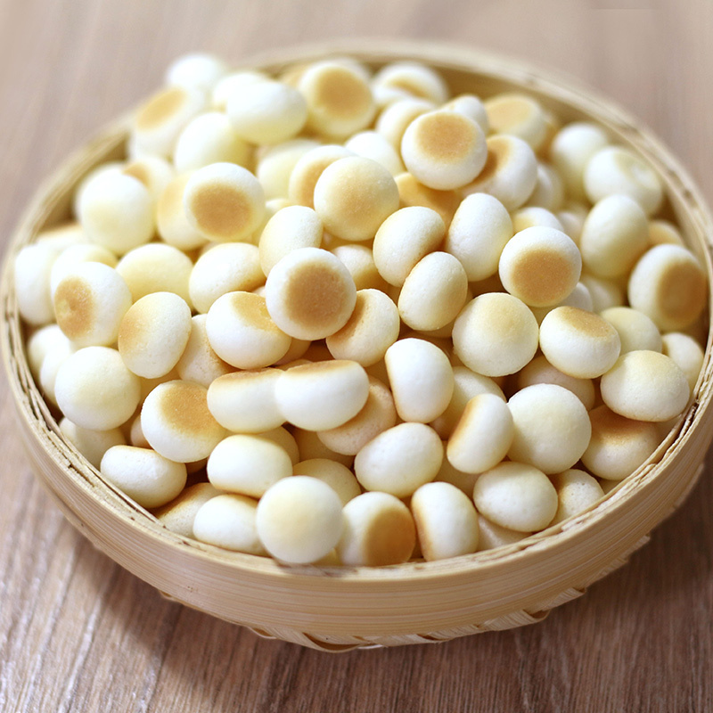 方广机能小馒头(牛奶味)盒装80g 儿童营养零食 宝宝机能小小馒头 牛奶味 奶豆 溶豆 饼干