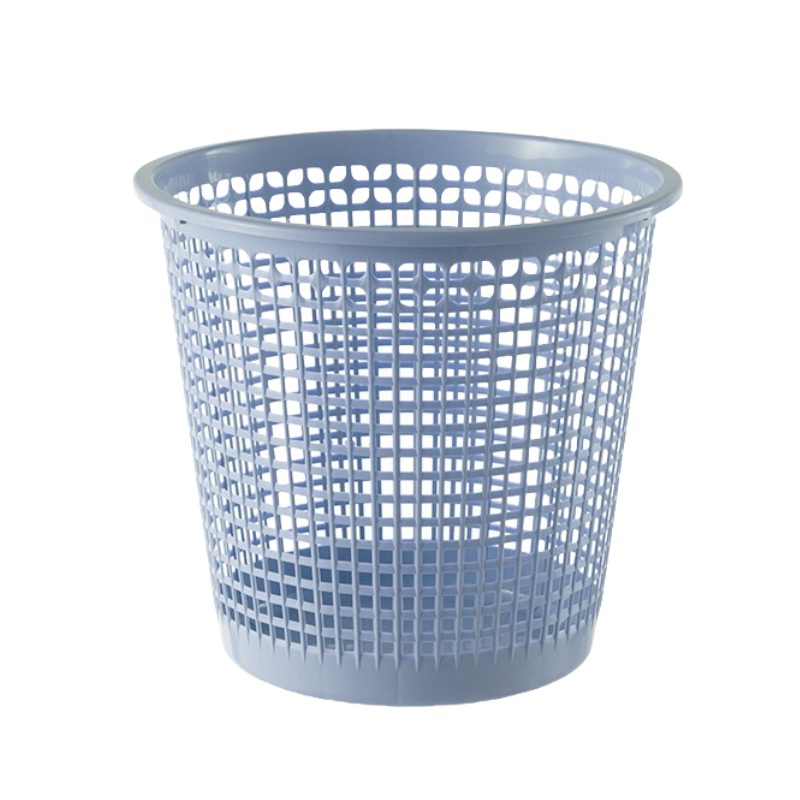 凡礼格镂空垃圾桶 蓝色小号