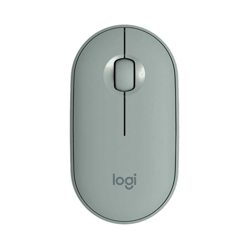 罗技(Logitech) LOGITECH PEBBLE无线鼠标-薄荷绿
