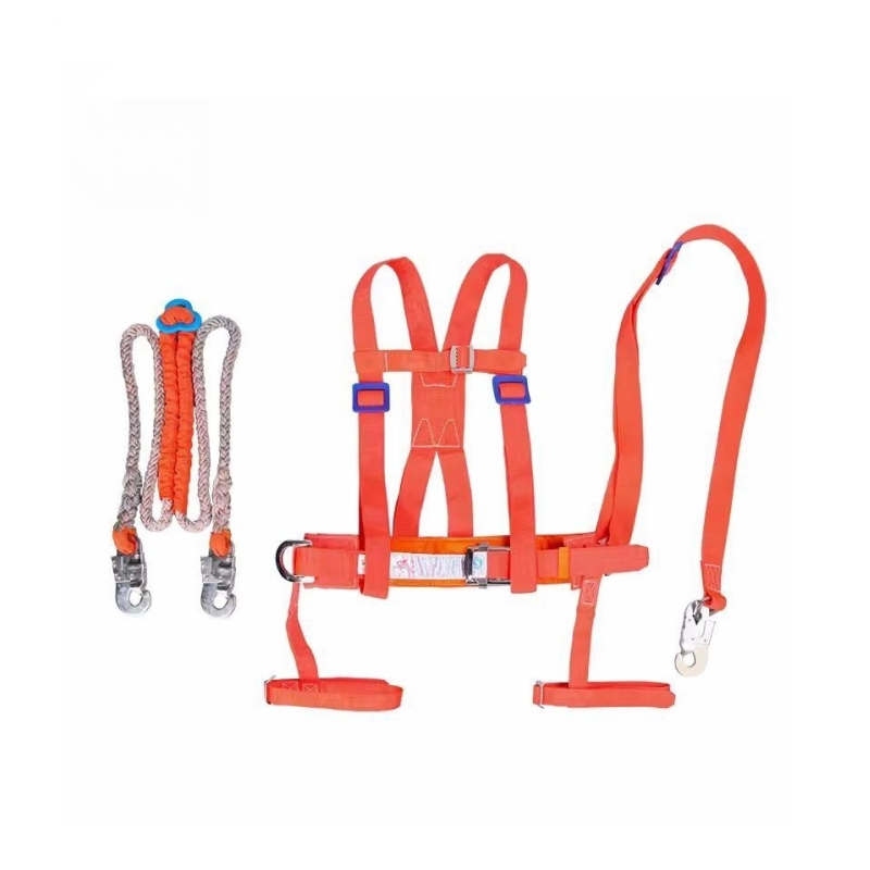 全身五点式双背式安全带高空作业防护