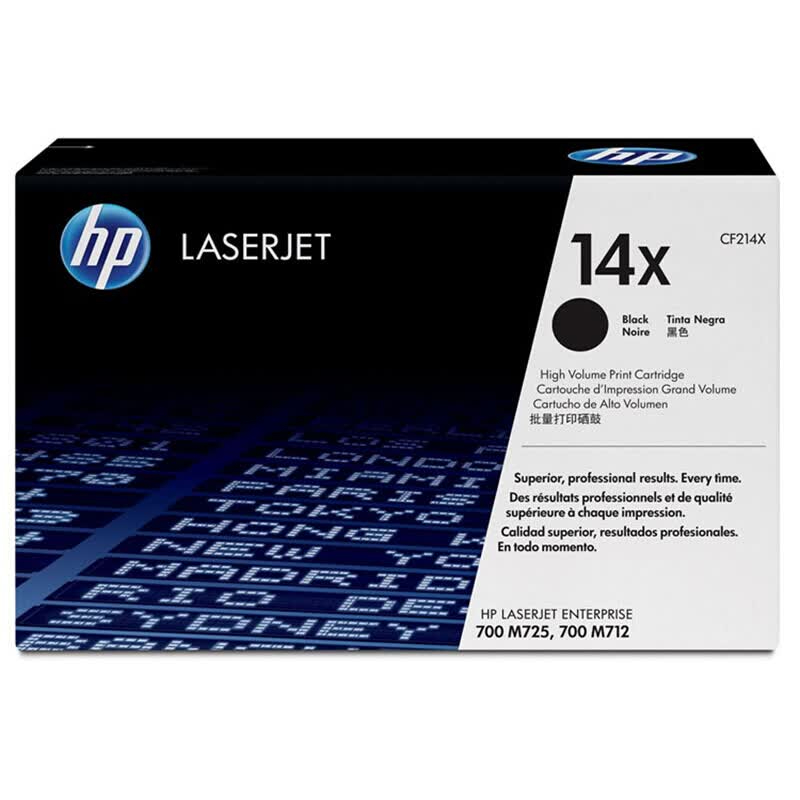 惠普(HP) CF214X 14X 硒鼓原装黑色大容量 适用HP M712dn M725dn M725f M725z