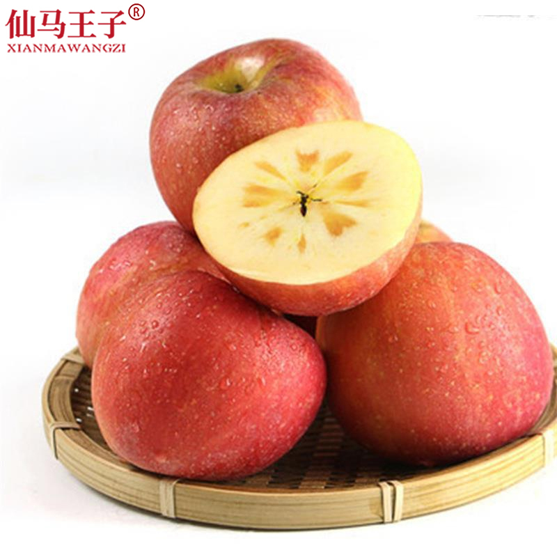 仙马王子 阿克苏红富士苹果 10斤 箱