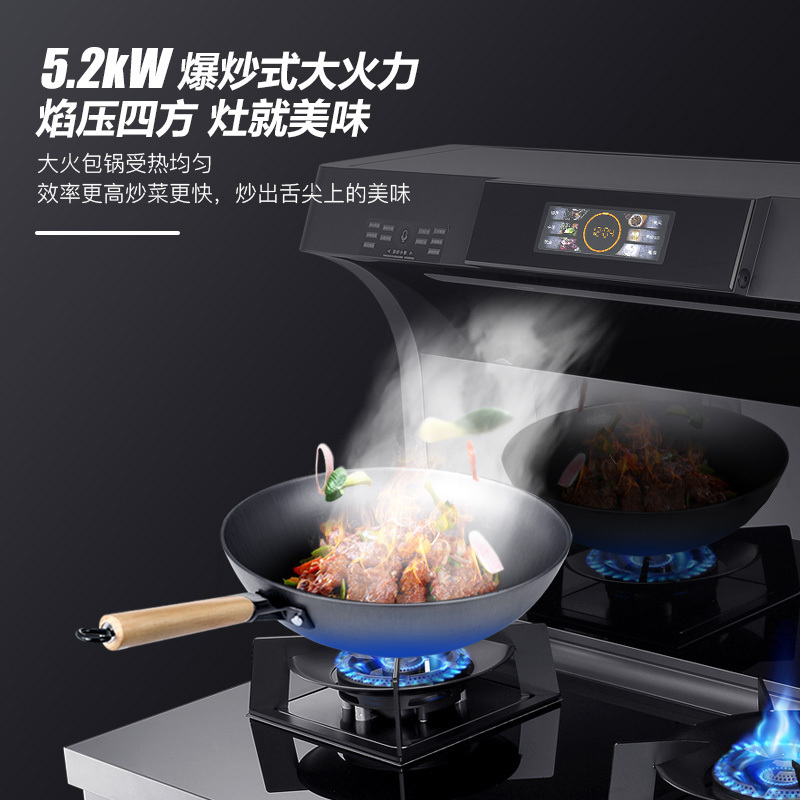 巧太太 JJZT-X7F B3厨房家用油烟机燃气灶消毒柜蒸烤箱一体式智能隔空挥手操控侧吸式下排烟集成灶(以选择款式为准)