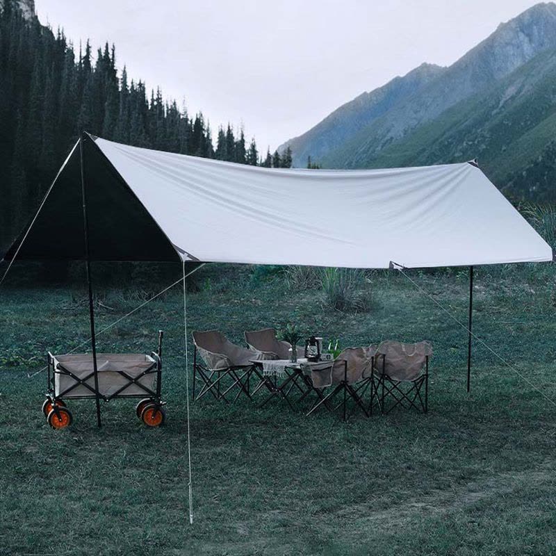 铁斯特 四角黑胶天幕 TST-LX0190 3*4m图片