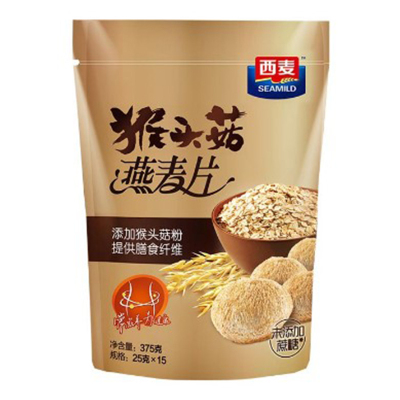 西麦(SEAMILD)冲饮谷物猴头菇燕麦片375g/袋