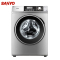 三洋(SANYO)WF810320BS0S 8公斤 全自动洗脱一体滚筒洗衣机变频 加热洗涤 高温桶自洁脱水(浅咖亚银)