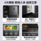 美的407升61cm超薄十字对开门四门嵌入多门电冰箱一级变频无霜净味超低音智能 BCD-407WSPZM(E)月夜灰