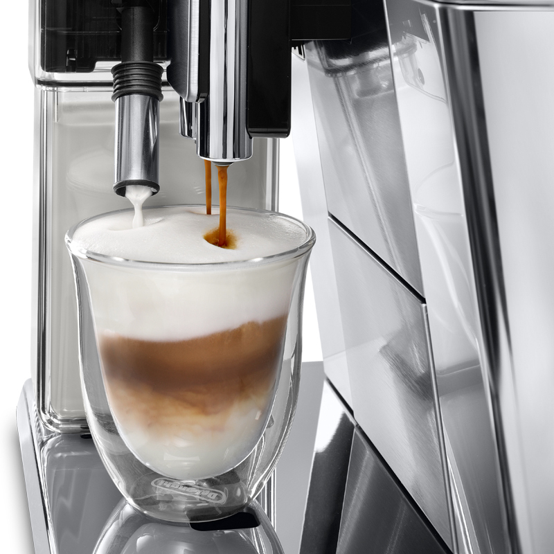 德龙(Delonghi)全自动咖啡机ECAM650.85原装进口一键奶咖记忆个性化定制触摸彩屏手机控制花式意式浓缩