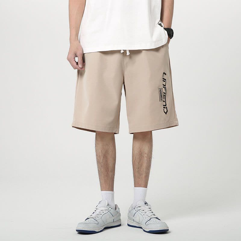 真维五分裤子男士休闲冰丝裤2022新款夏季薄款外穿百搭潮流运动裤图片