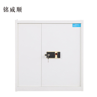 MINGWEISHUN铭威顺钢制密码文件柜保险柜铁皮资料柜单节白色指纹锁420*900*900