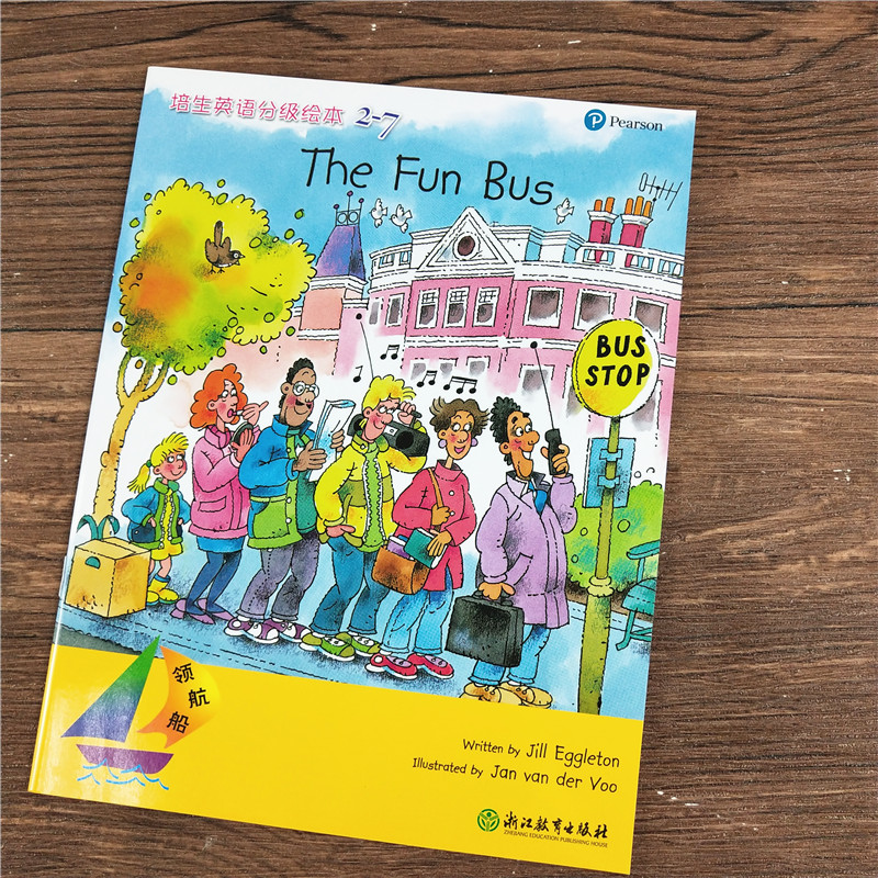 [正版]3本领航船培生英语分级绘本(2-7)有声阅读英语绘本短文阅读入门阶梯训练小学生三四五年级6-12岁儿童课外英语高清大图