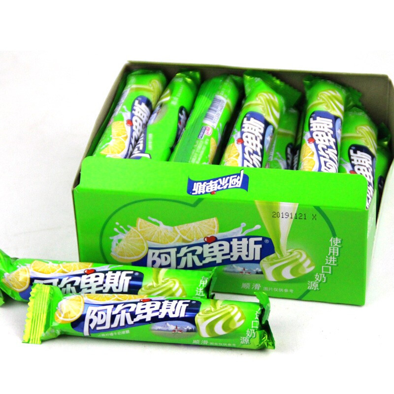 阿尔卑斯柠檬牛奶味硬糖条形