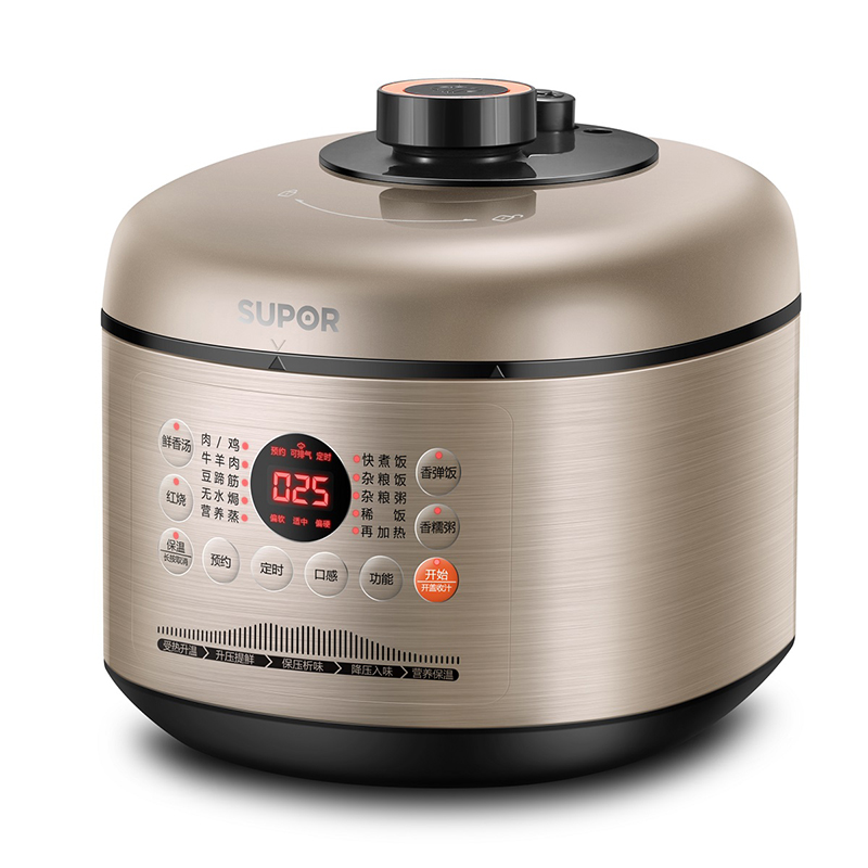 苏泊尔(SUPOR) SY-50FC02 5升 新一代美味智能电压力锅高清大图