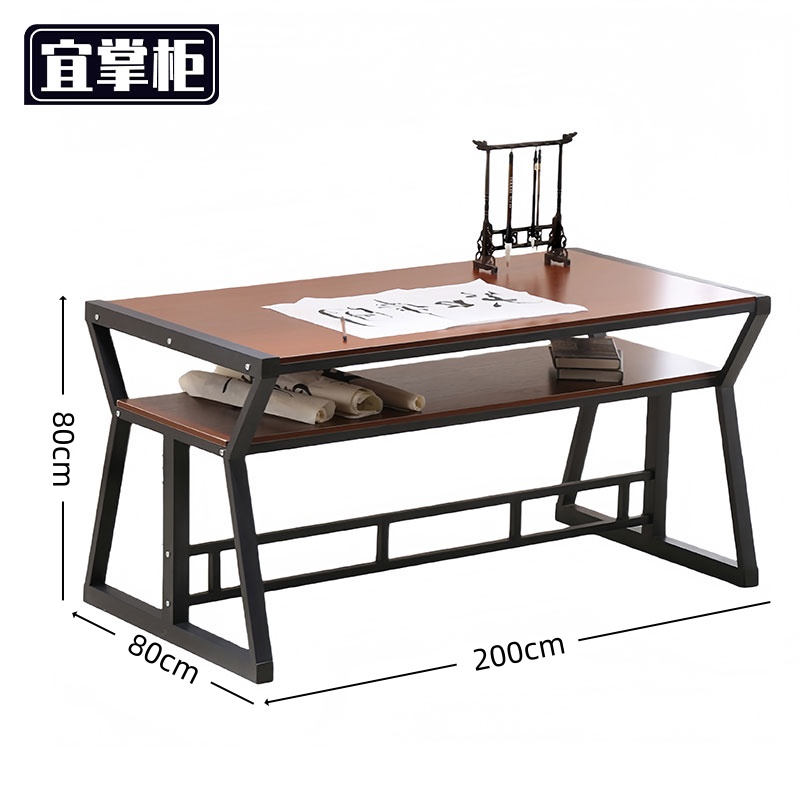 宜掌柜 木质写字 桌 木质书桌200*80*80cm 张
