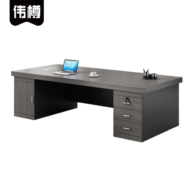 伟樽职员办公桌180*70*75cm张高清大图