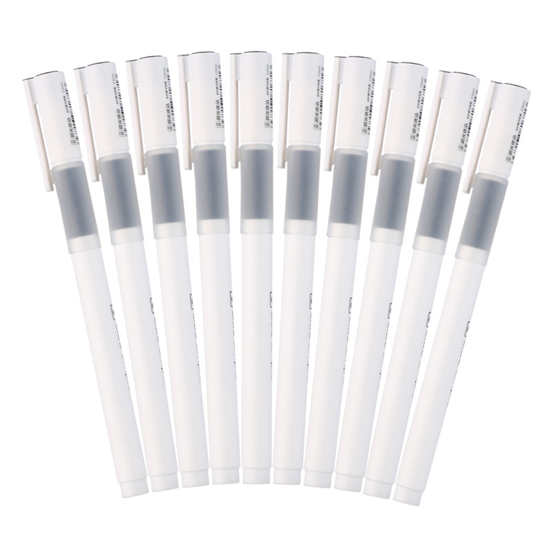 晨光(M&G)AGPB4302黑色中性笔 10支/盒 0.5mm 中性笔 签字笔 黑笔 水性笔 碳素笔 办公用品