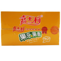 嘉士利 果乐果香 680g 盒装 （凤梨味） 果酱夹心饼干 休闲零食