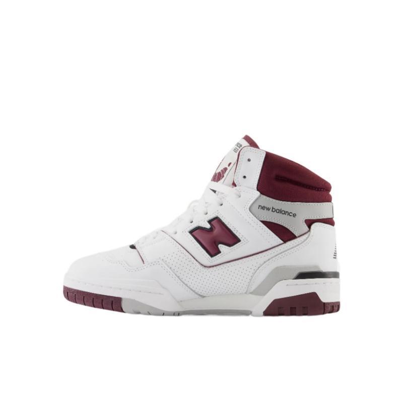 新百伦(New Balance)高帮跑鞋男鞋皮革材质透气舒适休闲运动鞋