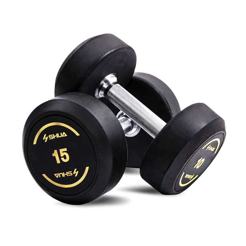 舒华 SH-R390包胶哑铃60KG(12.5KG*2、17.5KG*2)高清大图