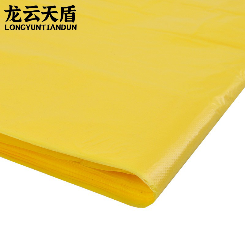 龙云天盾加厚医疗垃圾袋100只医院诊所用黄色垃圾袋一次性塑料袋平口90*100cm3丝高清大图
