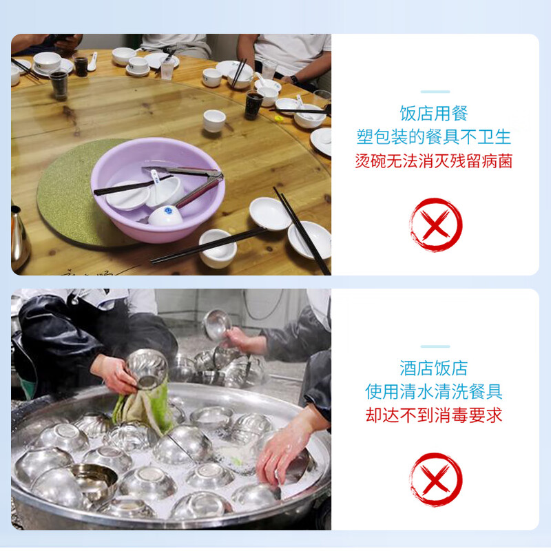 洗得宝洗得宝 碗筷清洁湿巾 30片/盒 独立包装 酒精湿巾 30片*1包高清大图