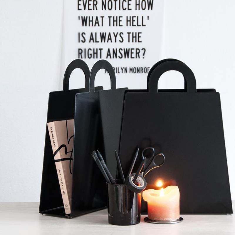 森美人 | 杂志架设计师款北欧壁挂简约书架书报架展示架子高清大图