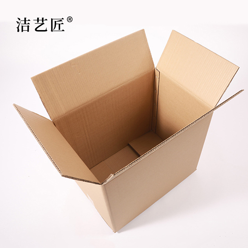 洁艺匠 BG17 瓦楞纸纸箱 50*40*40cm 1个 (计价单位:个)黄色高清大图