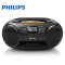飞利浦(PHILIPS)AZ329 音响 CD播放机 收录机 学习机 磁带机 胎教机 USB播放 SD插卡便携收音机
