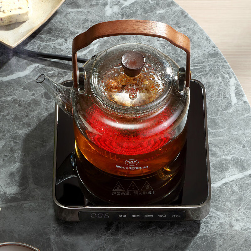 西屋(Westinghouse) 1300W大功率铝合金超薄电陶炉围炉煮茶器 1.1L WTLT38高清大图