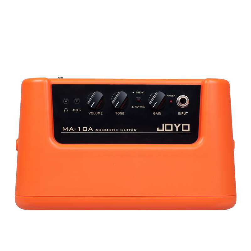 卓乐(JOYO)MA-10A 木吉他音箱民谣弹唱户外插电便携音响MA-10A街头卖唱小乐器音箱橘色高清大图