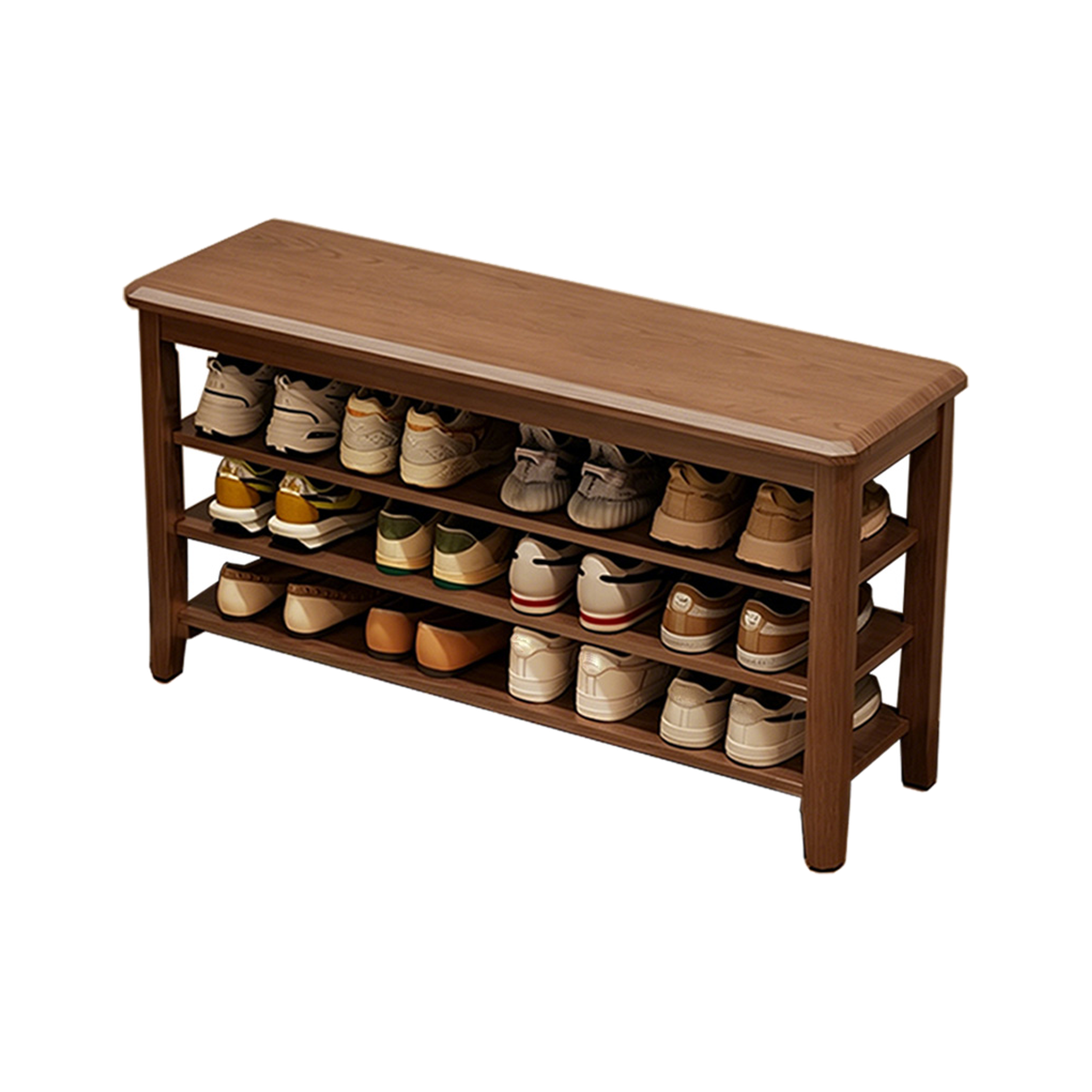 增辉智仓 换鞋凳100*30*42cm个高清大图