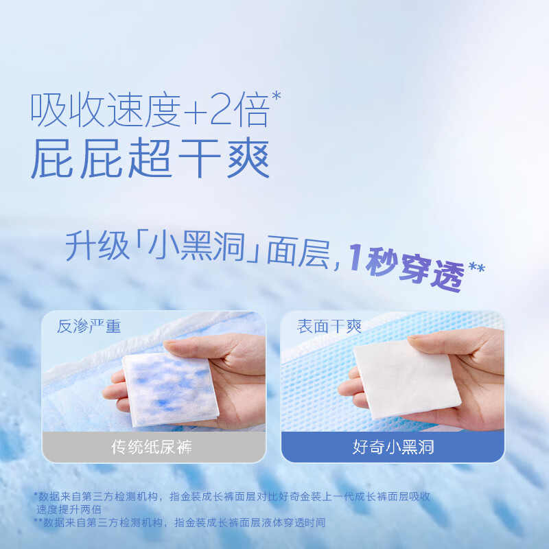 好奇(Huggies)金装拉拉裤XL72片 男女宝宝新生儿婴儿成长裤 通用箱装加大码72片 新老随机发货高清大图