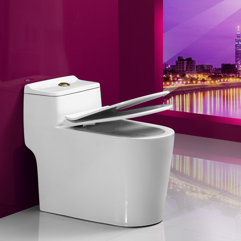 2018款家用反冲虹吸马桶圆型个性坐便器节水静音坐厕座便器450坑摩洛哥款-进口雪花纳米釉面波迷娜BOMINA高清大图