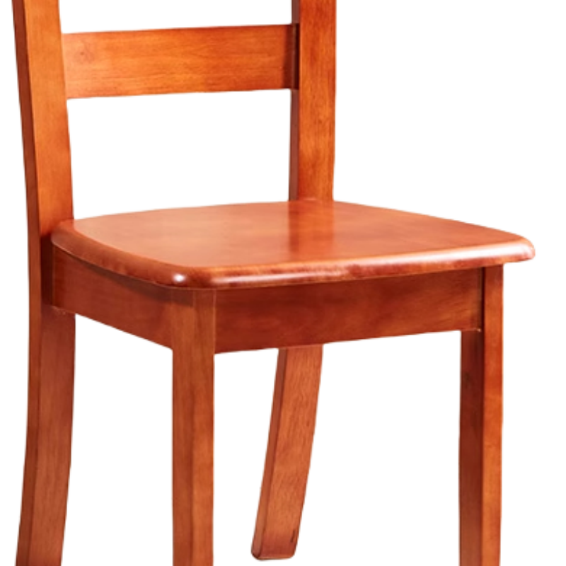 鑫木樽实木椅海棠色把高清大图