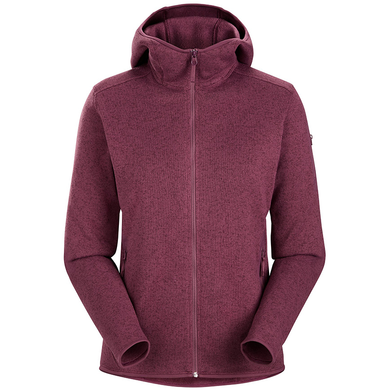 arcteryx女士抓绒软壳衣covert系列柔软舒适商务休闲连帽女士抓绒衣