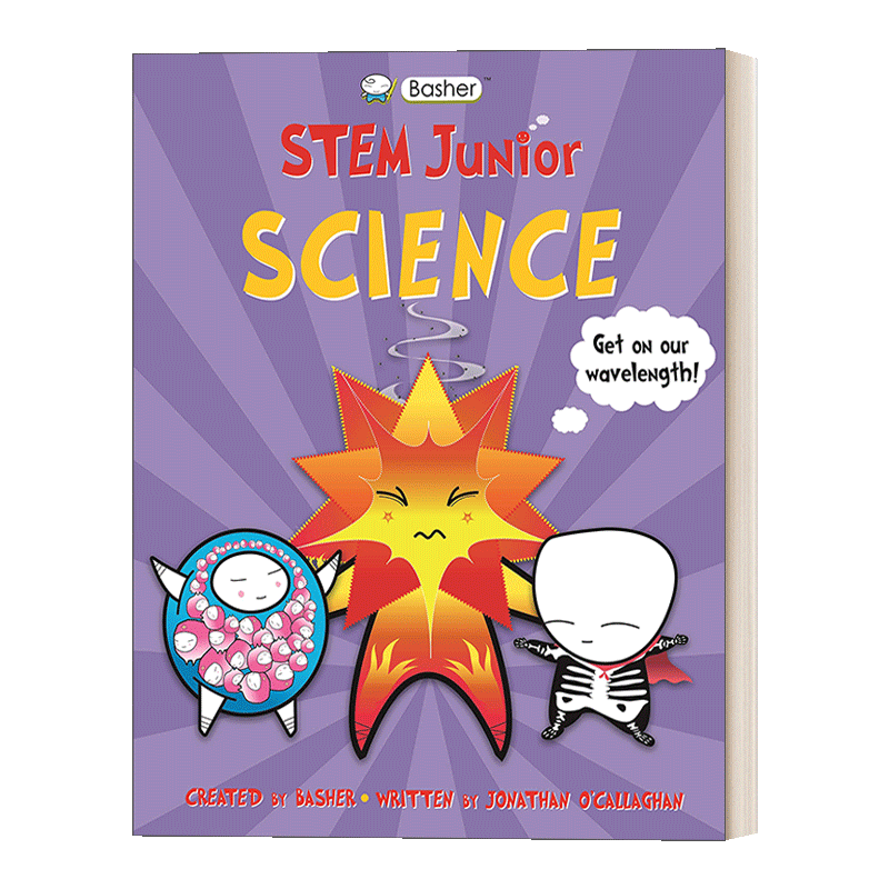 [醉染正版]巴舍初级理工科普 科学 Basher STEM Junior Science 英文原版儿童科普百科 进口英语高清大图