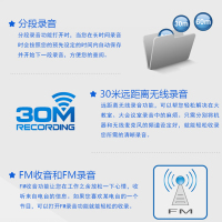 飞利浦VTR7100专业录音笔高清远距降噪会议转文字MP3播放智能声控微型随身小巧大容量便携式声控商务工作学生上课用会议