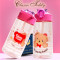 精典泰迪(Classic Teddy)杯子 TDPF-Q561C-1 硅胶嘴 卡扣式开关 不含双酚A儿童女孩女生宝宝水杯