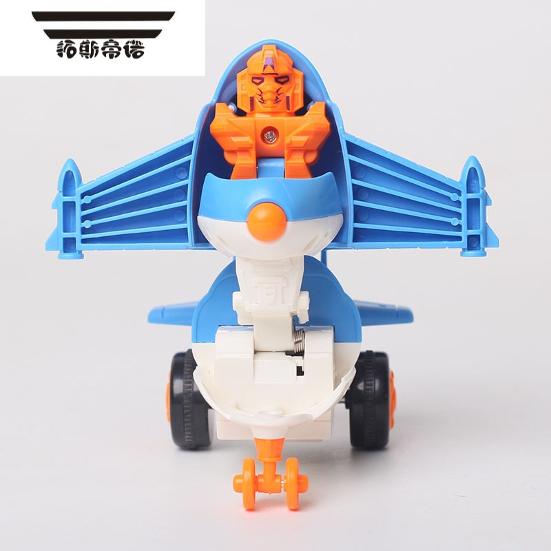 拓斯帝诺儿童撞击变形小飞机男孩女孩宝宝惯性助力战斗机耐摔会跑小