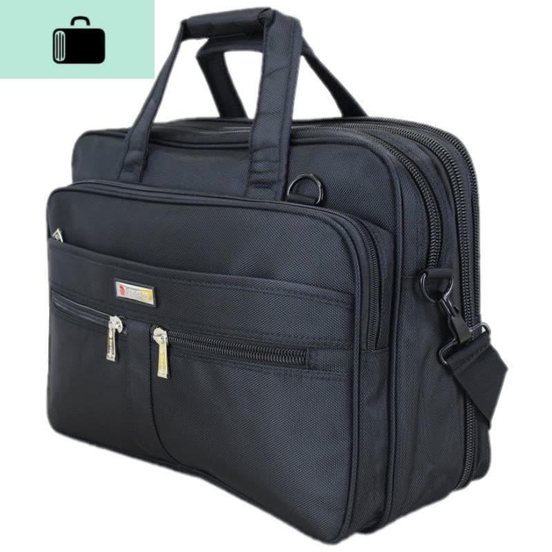 商务男包超大容量防水牛津帆布公文包文件工具手提电脑单肩业务包NEW LAKE男士手提包图片