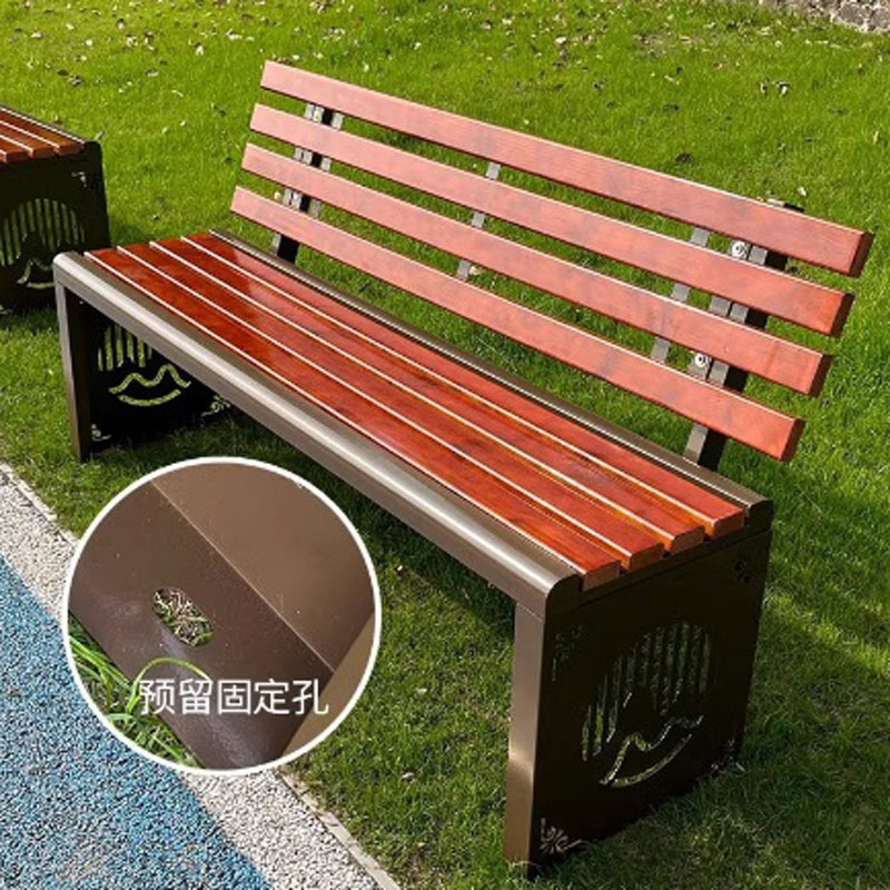 豫众诺 公园凳 100cm 把高清大图