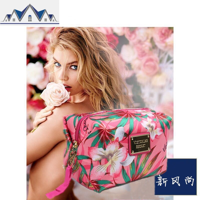 韩国ins 风随身可爱化妆包女便携多功能大容量洗漱用品收纳袋手包 三维工匠收纳包高清大图