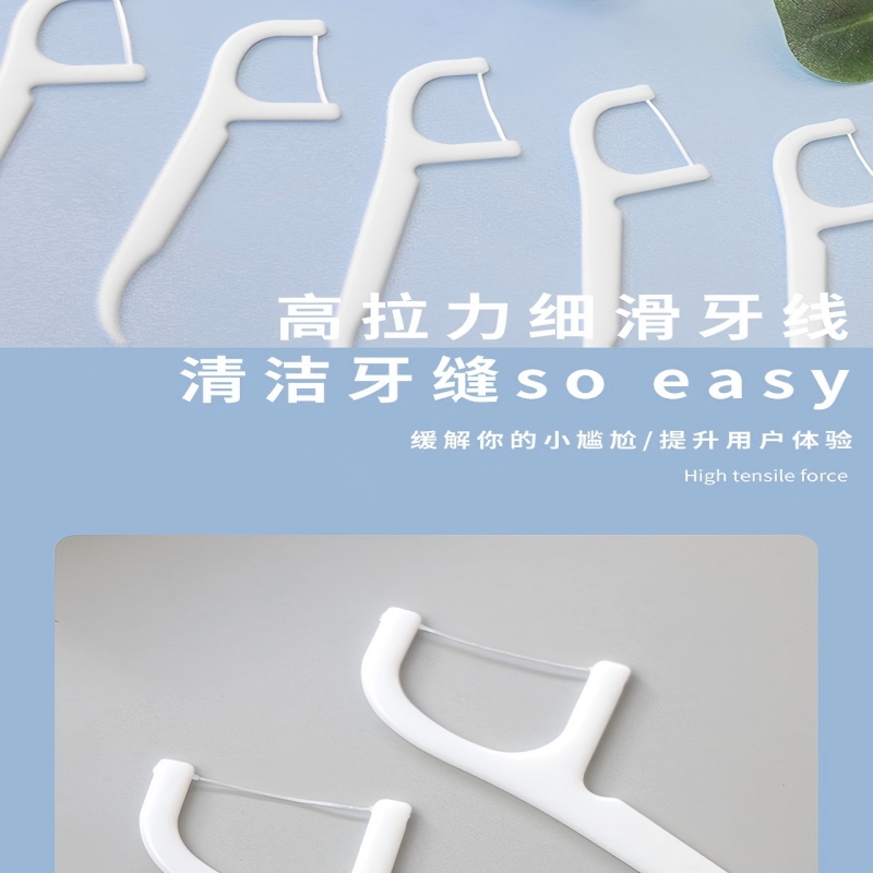 新鲜生活(XIN XIAN SHENG HUO)新鲜生活牙线(方形)*5盒SH-7428-5高清大图