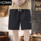 HLCOMAN工装短裤男夏季2025新款五分裤潮牌抽绳男士中裤宽松裤子