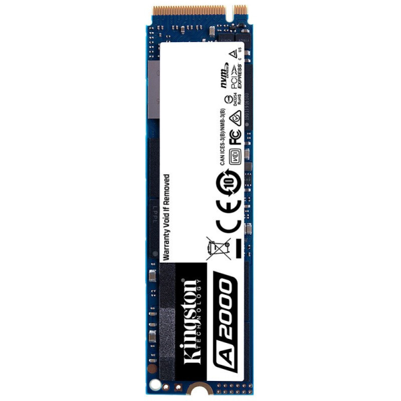 金士顿 (Kingston) 1TB SSD固态硬盘 M.2接口(NVMe协议) A2000系列