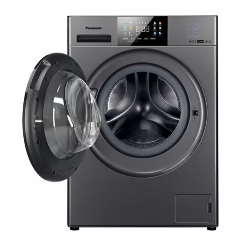 松下(Panasonic)XQG100-EG17B 10公斤洗烘一体机滚筒洗衣机 智能投放双极除菌除螨 95℃高温除菌高清大图