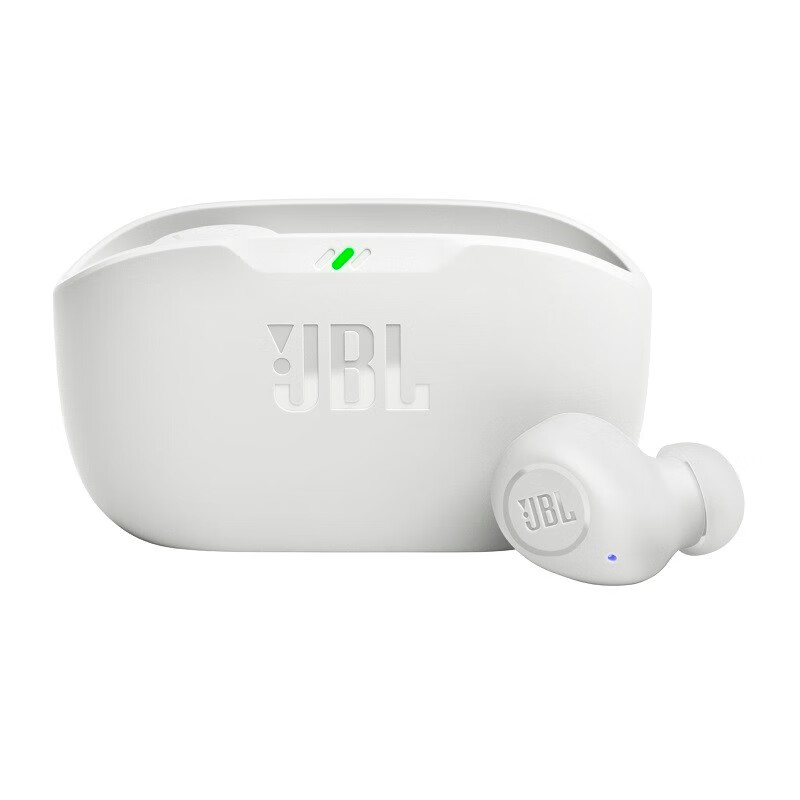 JBL WAVE BUDS 真无线蓝牙耳机入耳式音乐耳机智能环境音 珍珠白