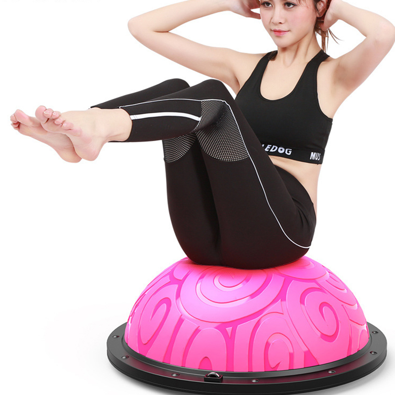 kook波速球半圆平衡球家用健身训练瘦身普拉提器材脚踩加厚防滑瑜伽球