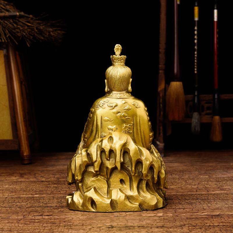 家柏饰(CORATED)铜太上老君道德天尊神像道教三清祖师铜像客厅装饰品高清大图